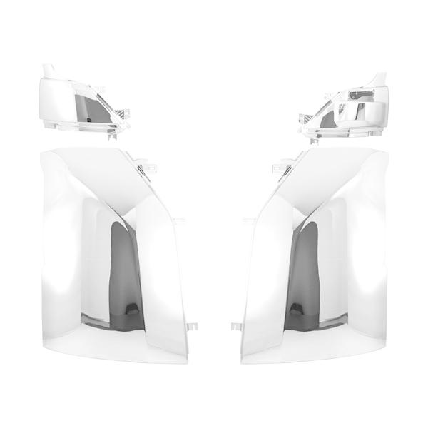 百貨店日野 17プロフィア メッキ コーナーパネル 4P 左右セット 外装