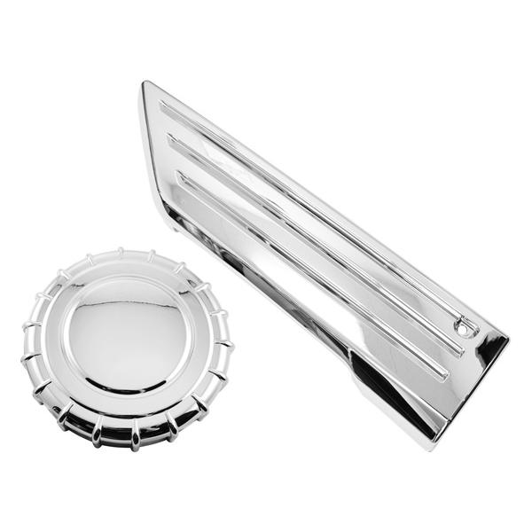 レンプロ、エアーインテーク、エアークリーナーカバーセット　中古 日野自動車 日野 レンジャープロ 標準 ワイド メッキ エアインテーク