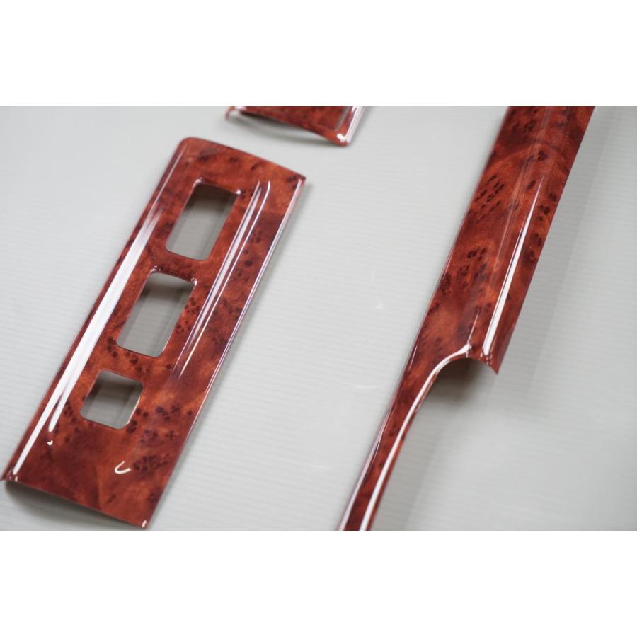 三菱ふそう 07 スーパーグレート インテリアパネル 15点セット 茶木目