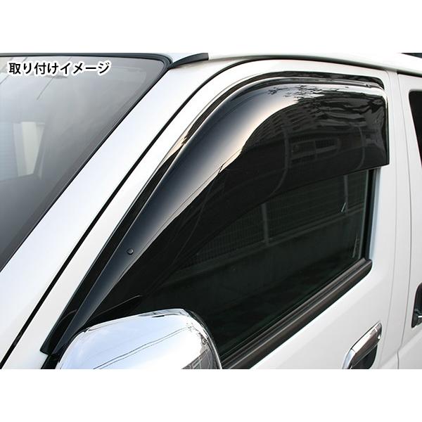 ワゴンR スズキ MH21S MH22S スモークドアバイザー 4P セット TNC