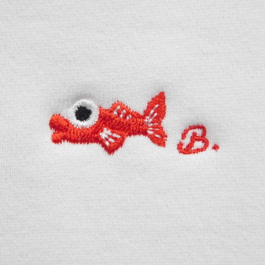 赤ととのワンポイント刺繍入りスウェット トレーナー 10.0オンス