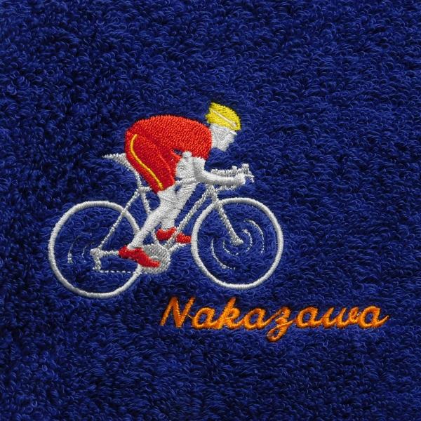 今治タオル（imabari towel） ロードレーサーとお名前刺繍入り今治