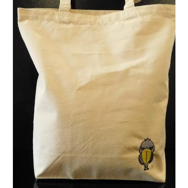 かしこまったハシビロコウの刺繍入り トートバッグmサイズ Totobag 29 Blatt刺繍 通販 Yahoo ショッピング