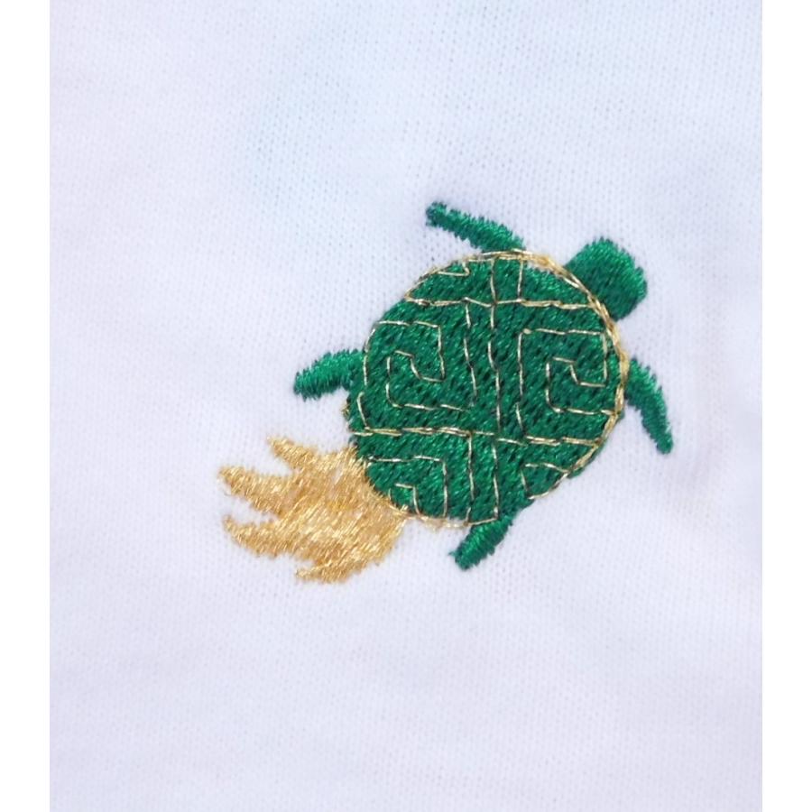 United Athle（ユナイテッドアスレ） 縁起物Tシャツ 亀の刺繍入り