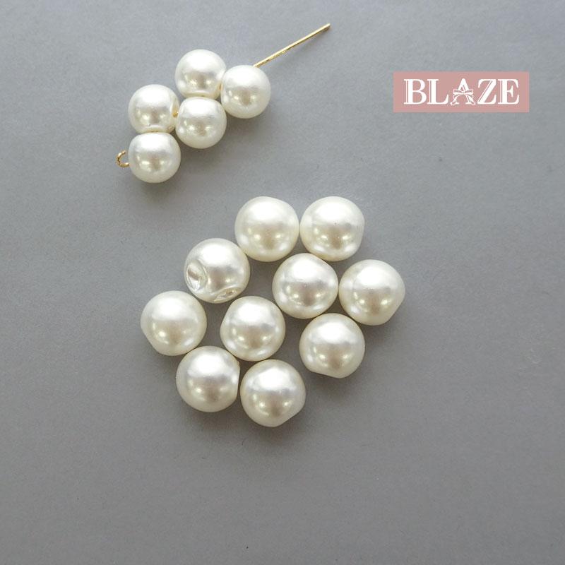 BLAZE 鈴丸ビーズ パール 10mm 12mm アクリルビーズ すずまる スズマル