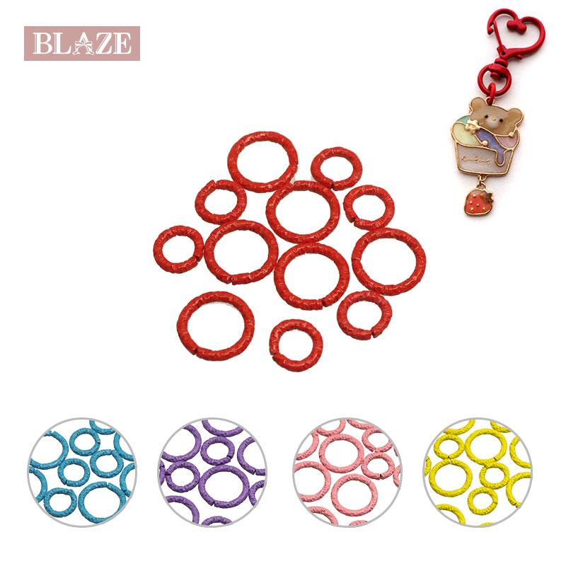 BLAZE 丸カン カラー 直径 8mm 10mm マルカン 金具 基礎パーツ
