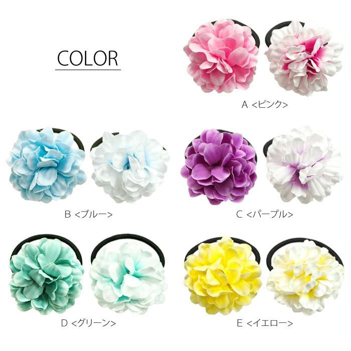 BLAZE 浴衣 髪飾り フラワー ヘアゴム キュート 2個セット ヘア