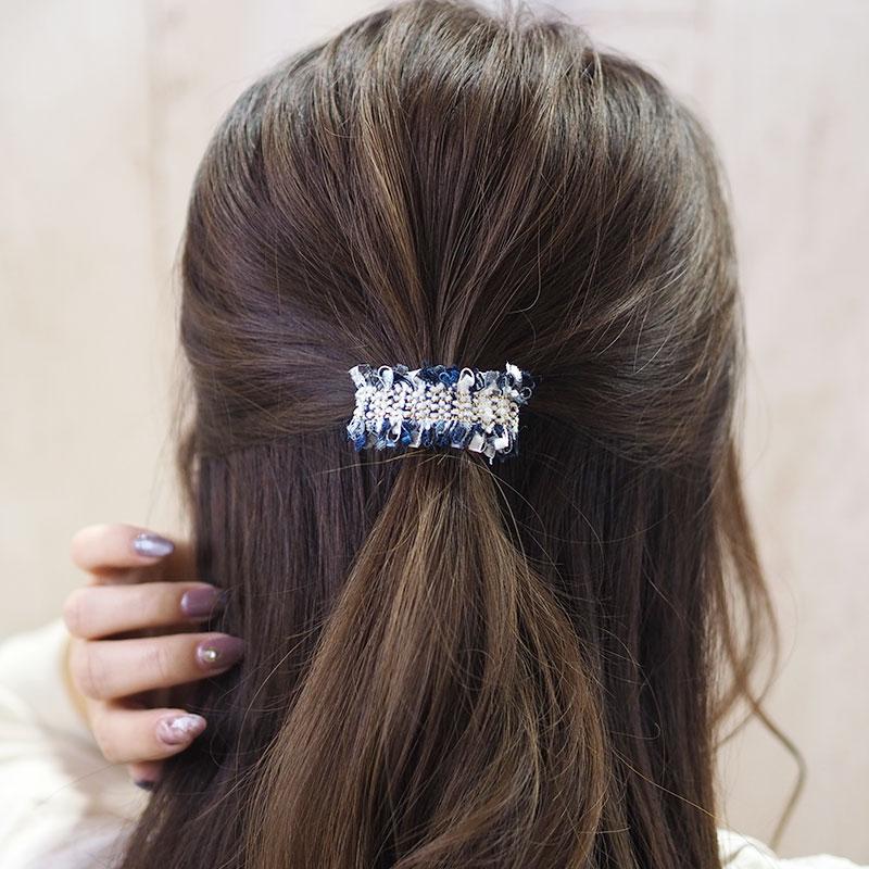 BLAZE ポニーフック ツイード 全3色 ヘアフック ヘアーフック ヘアカフ