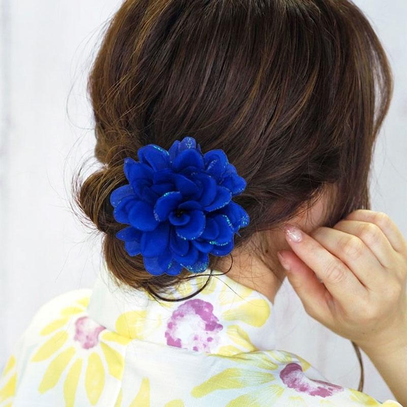 BLAZE 髪飾り 浴衣 花 和装 成人式 卒業式 ヘアクリップ フラワー ヘア