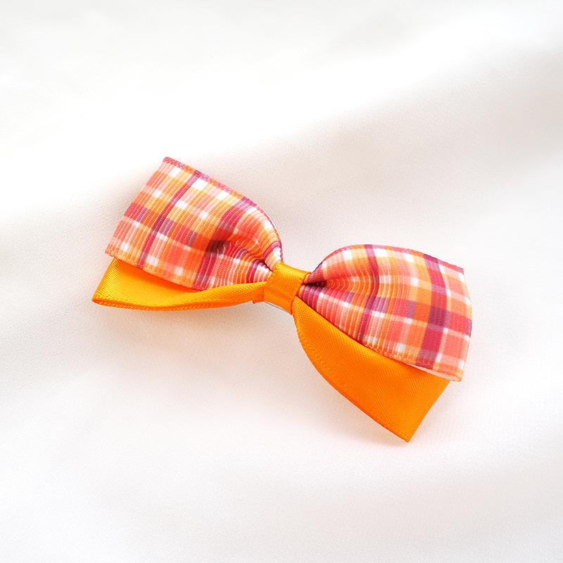 期間限定【オーダー♡かぼちゃリボン】ヘアクリップ　ヘアピン　ヘアゴム　ハロウィン 74eb91ffde51bfba5d259b7ae32bf7