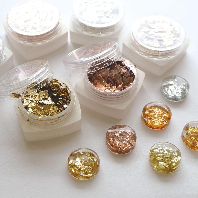 BLAZE 箔 乱切り パウダー ランダム レジン 封入 パーツ レジン封入