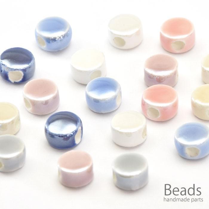 BLAZE（手芸） 陶器ビーズ コイン 8個入り BLAZE 商用利用可能