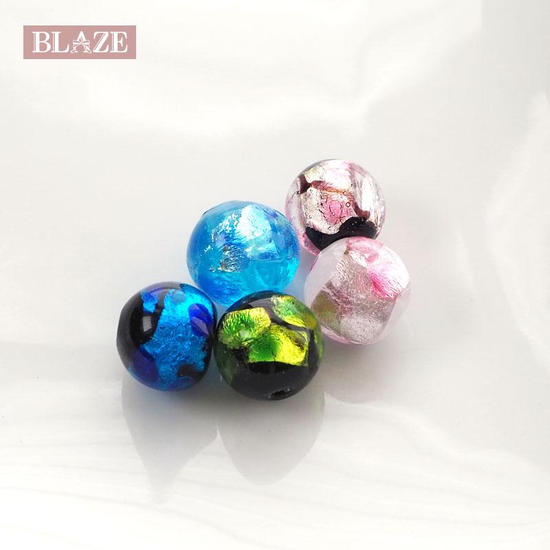 BLAZE ビーズ ホタル玉 9mm とんぼ玉 ホタル石 ガラスビーズ グラス