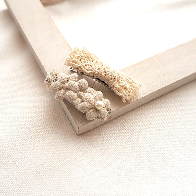 新品未使用】acca ヘアクリップ 小花シリーズ 2個セット ヘア