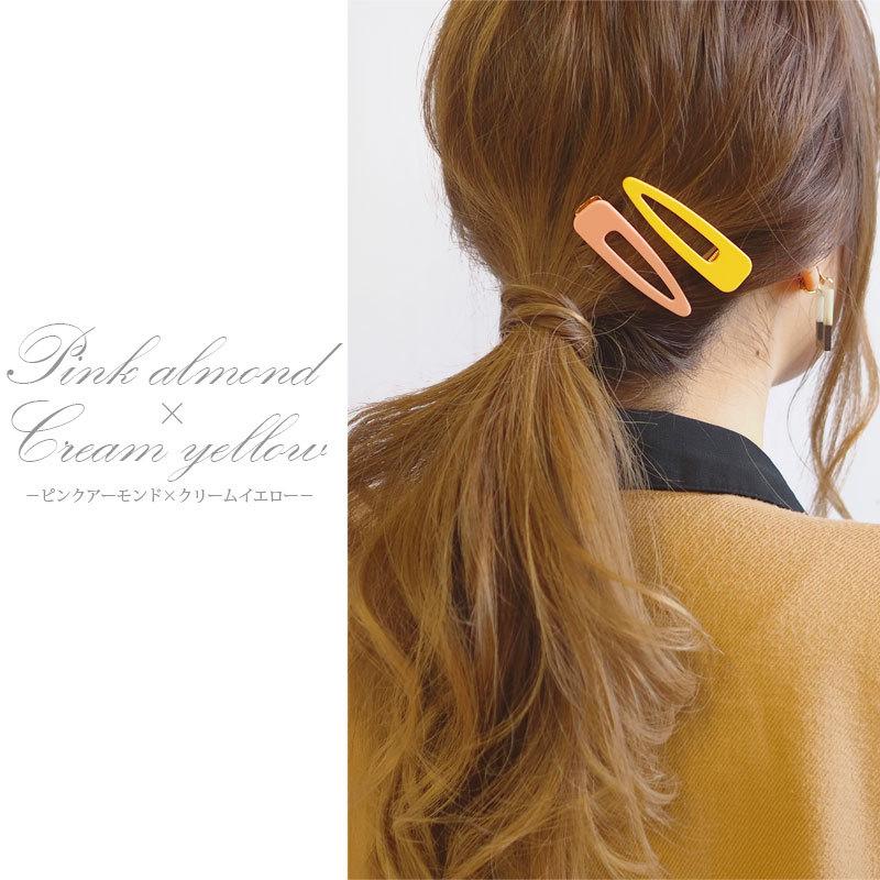 BLAZE ヘアクリップ シンプル プレーン カラー ヘアアクセサリー