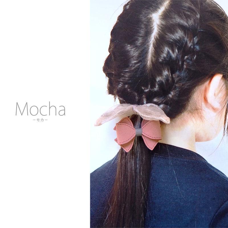 ꫛꫀꪝ【スエード調リボン】ベビーヘアクリップ　キッズヘアクリップ　ヘアピン　② ꫛꫀꪝ【スエード調リボン】ベビーヘアクリップ キッズヘアクリップ