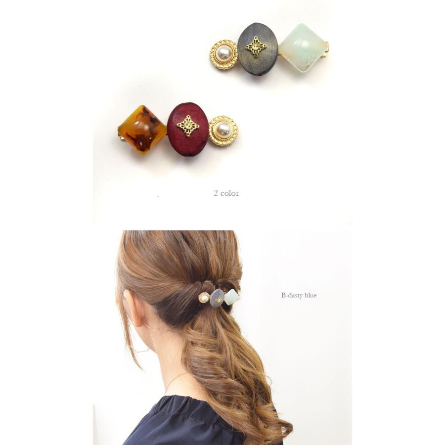 BLAZE ゴールド デザイン クリップ レトロ ヘアアクセサリー