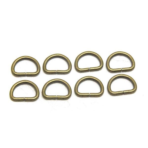 BLAZE ミニ Dカン 8個 パーツ 商用利用可能 ハンドメイド クラフト