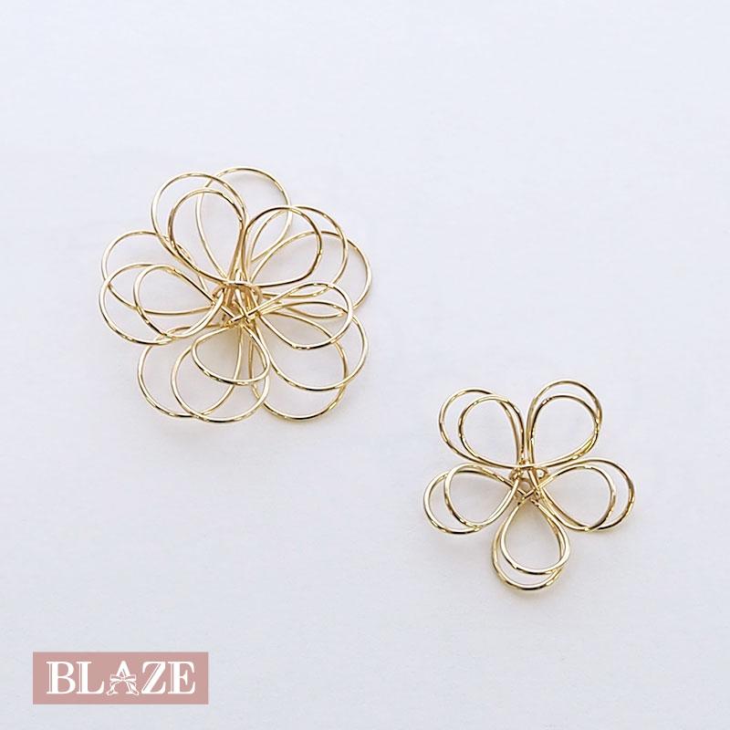 BLAZE ワイヤーパーツ フラワー ミックス アクセサリーパーツ 花
