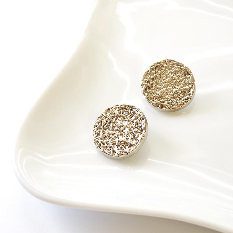 BLAZE 2個セット メタルボタン デザイン 22mm 23mm シルバー