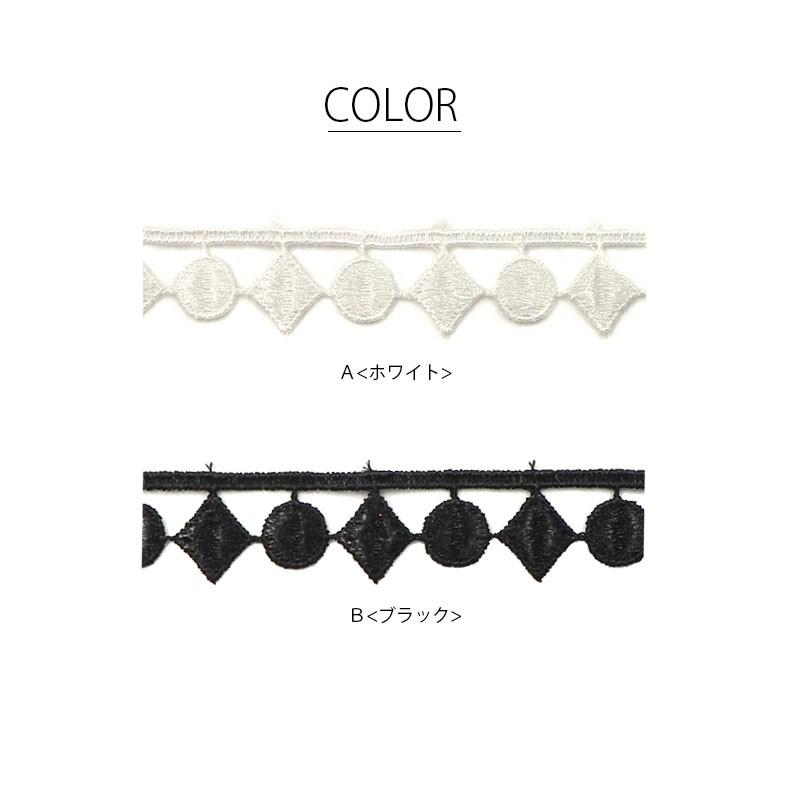 BLAZE 50cmカット ケミカルレース ラウンド＆ダイヤ ブラック