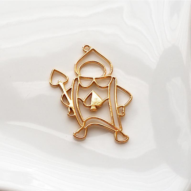 BLAZE 空枠 ふしぎの国 全5種 ゴールド 商用利用可 カン付き チャーム