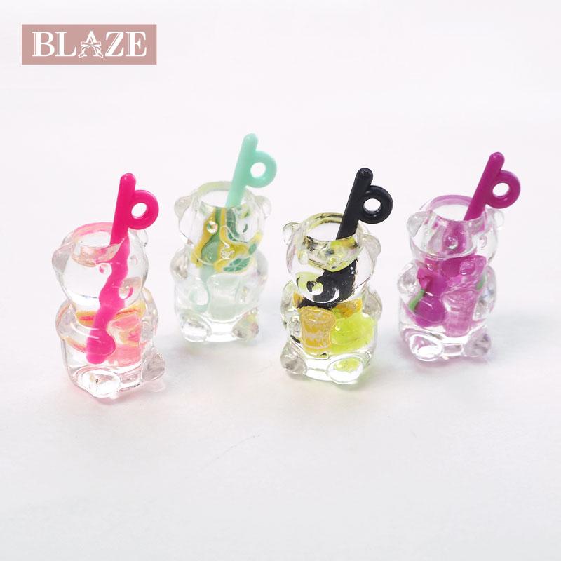 BLAZE(手芸) 樹脂チャーム ベアー ソーダ クリア くま BLAZE(手芸) 樹脂チャーム ベアー ソーダ クリア くま