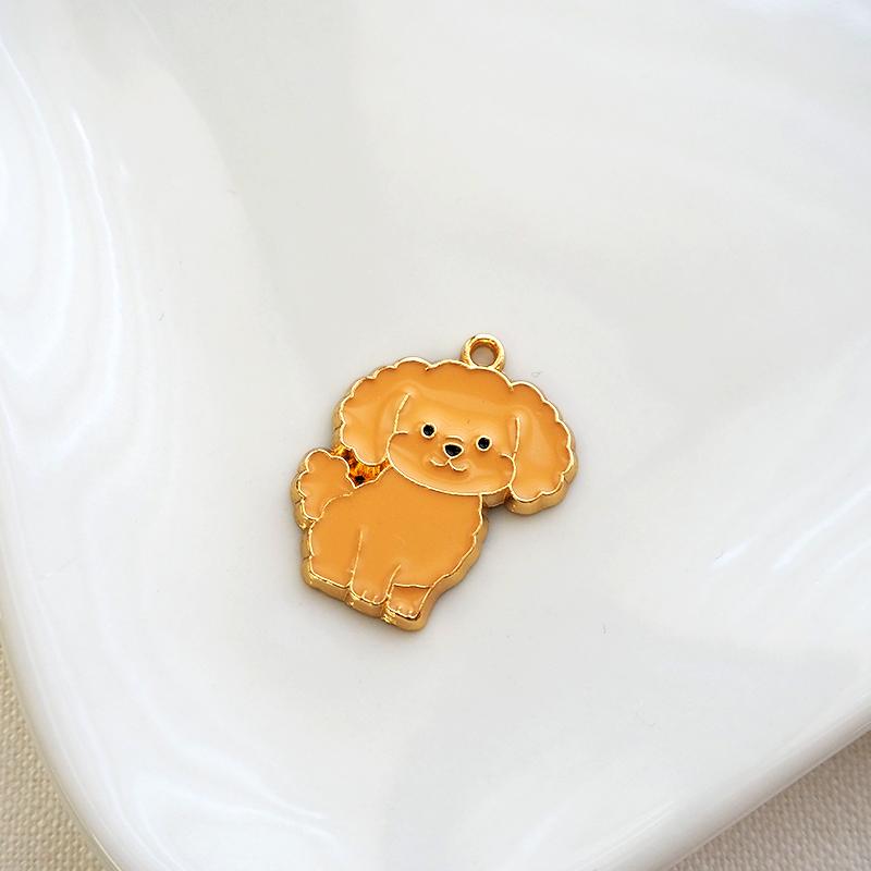 BLAZE エポチャーム わんちゃん 犬 いぬ パーツ カン付き 金属チャーム