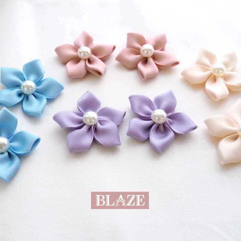 BLAZE 2個入り フラワーパーツ ビッグフラワー 約4.5cm BLAZE 商用利用