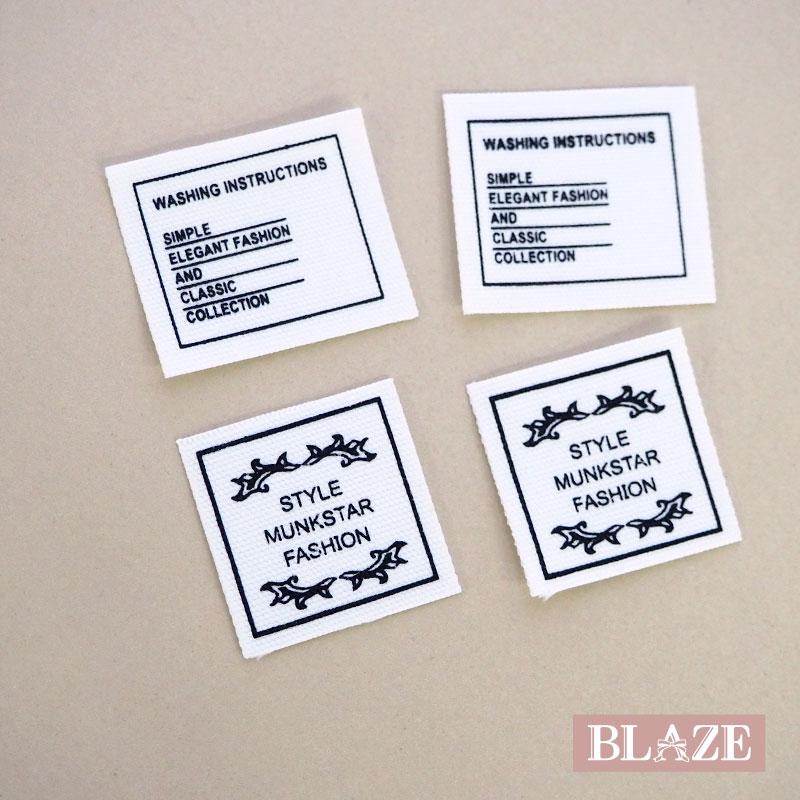 BLAZE ハンドメイド用 タグ 英字 ミニ シンプル ハンドメイド クラフト