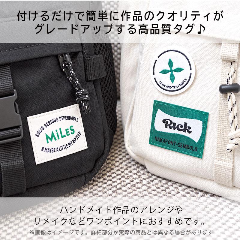 BLAZE タグ ハンドメイド用 2枚入り 英字 カラー ハンドメイド