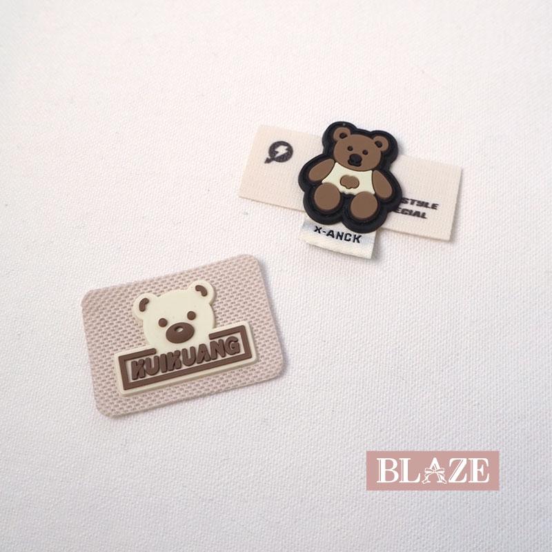 BLAZE タグ モチーフ くま ラバー ハンドメイド用 アニマル 動物