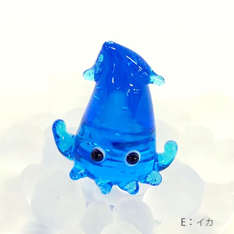 BLAZE 装飾 ガラスパーツ ミニチュア イルカ ジンベエザメ マンタ イカ
