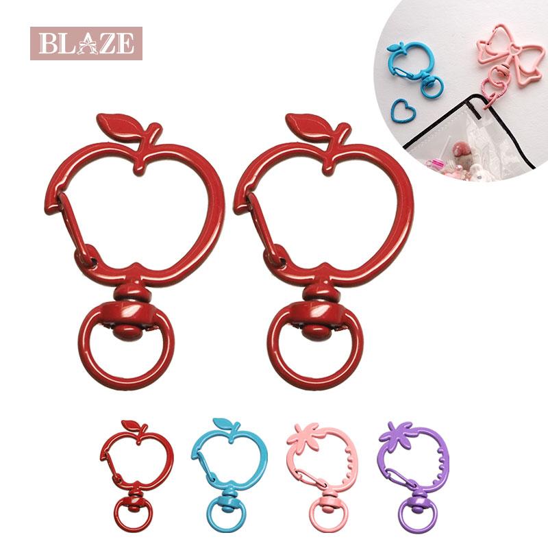 BLAZE キーホルダー 金具 苺 ＆ 林檎 ナスカン キーホルダー バック