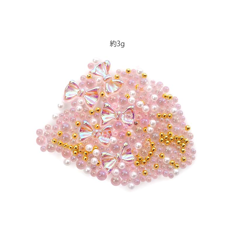 BLAZE 封入パーツ りぼん ブリオン ミックス 3gレジン 封入 素材 UV