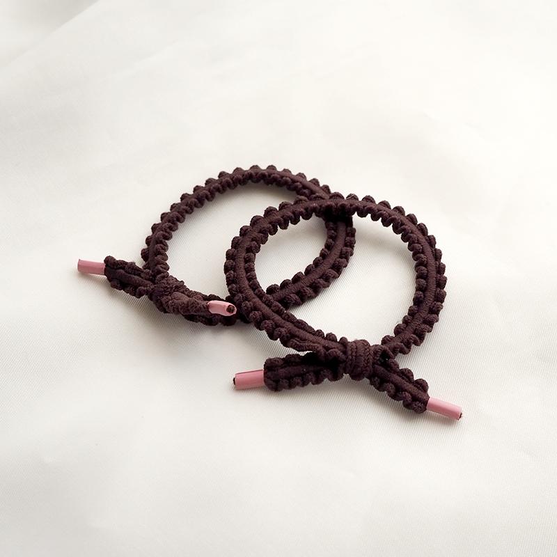 ヘアゴム フリル カラフル ミニ リボン ヘアアクセサリー ヘアアクセ