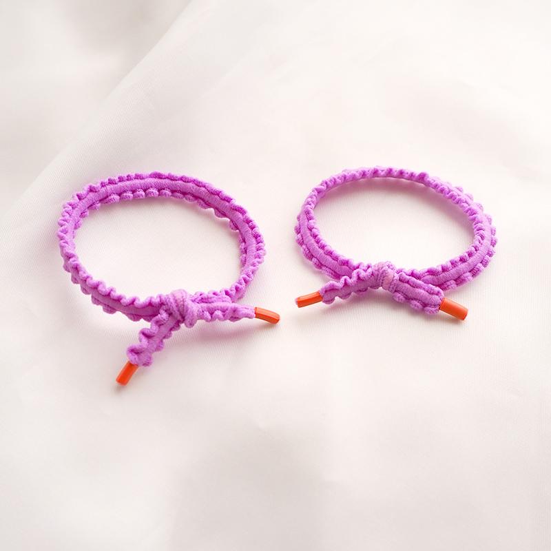 ヘアゴム フリル カラフル ミニ リボン ヘアアクセ アクセサリー