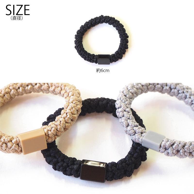 BLAZE シンプル ヘアゴム クロス ロープ デザイン ヘアアクセサリー