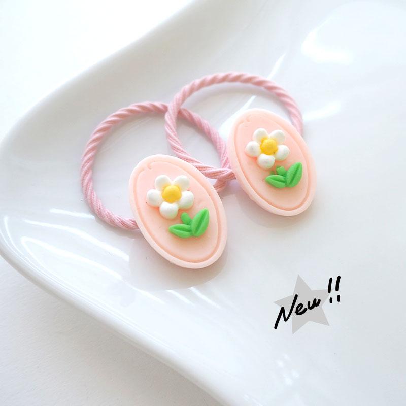 ヘアゴム キッズ フルーツ フラワー ミニ サイズ 花 ハート 子供