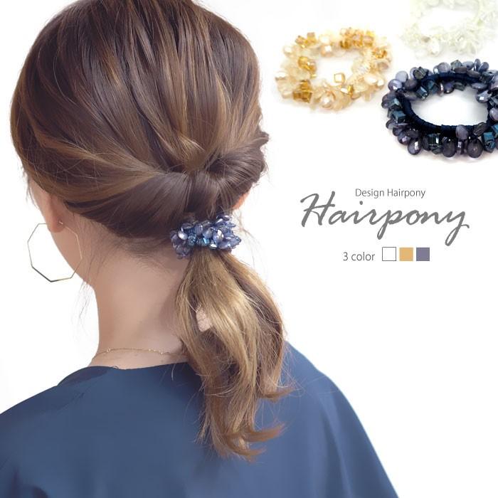 ビーズ シュシュ ヘアゴム ドロップ ＆ スクエア BLAZE ヘアアクセサリー ヘアーゴム シュシュ :dpy-380-045:BLAZE ブレイズ  - 通販 - Yahoo!ショッピング