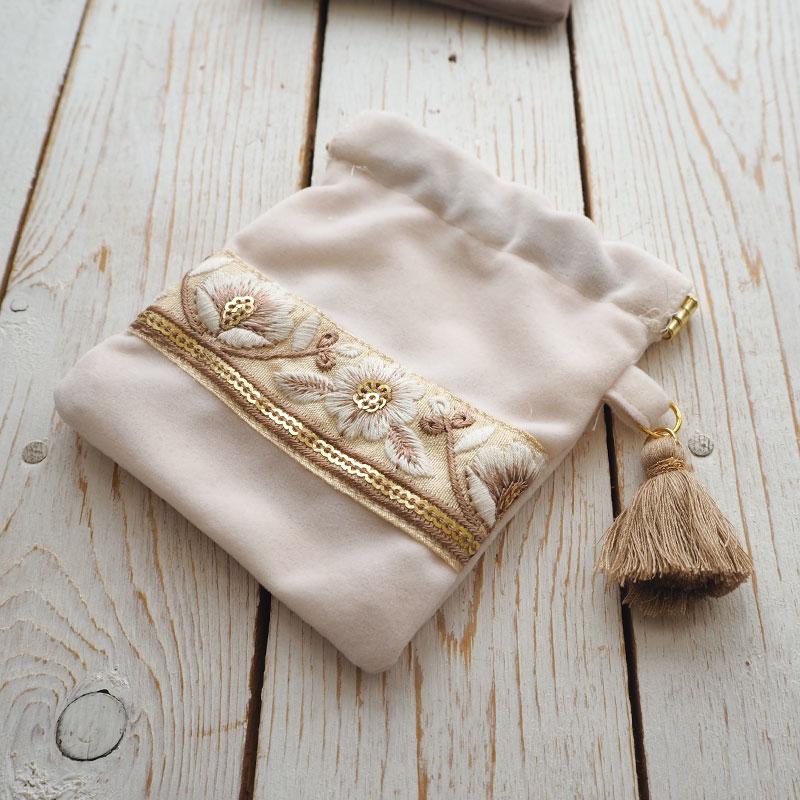 BLAZE キット ばね口 ポーチ レシピ 付き 手作りキット 簡単 小物入れ