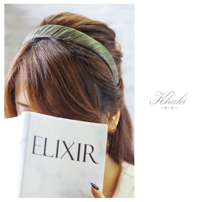 BLAZE カチューシャ シャイニー サテン 大人 きれいめ ヘア