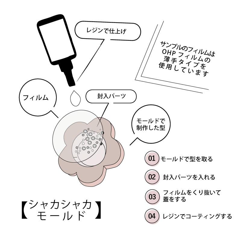 BLAZE シリコンモールド フラワー 4種 花 シャカシャカ シェイカー