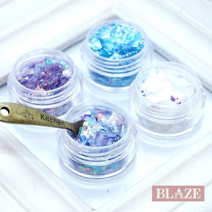 BLAZE（手芸） 封入パーツ ネイル パーツ クラッシュ ホログラム
