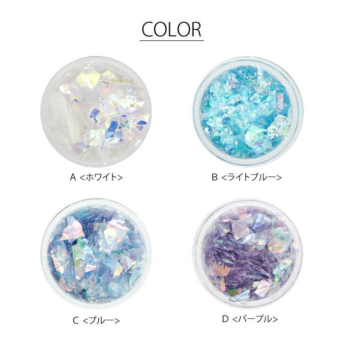 BLAZE（手芸） 封入パーツ ネイル パーツ クラッシュ ホログラム