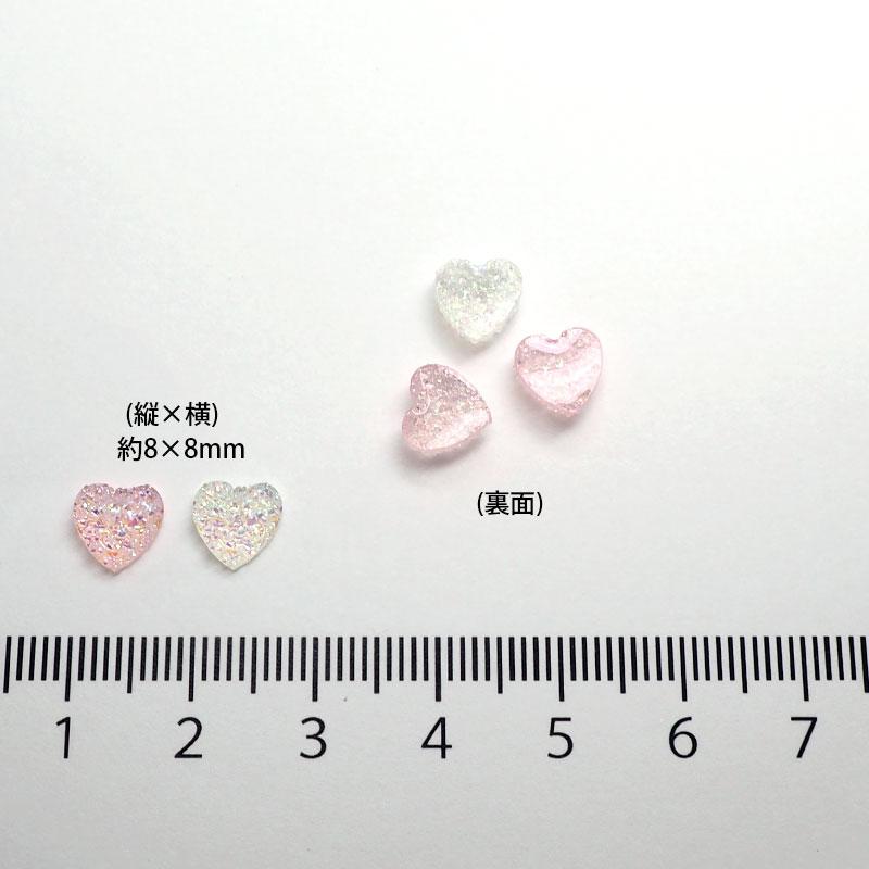 BLAZE 5個入り 封入パーツ ネイルパーツ ハート レジン アクセサリー