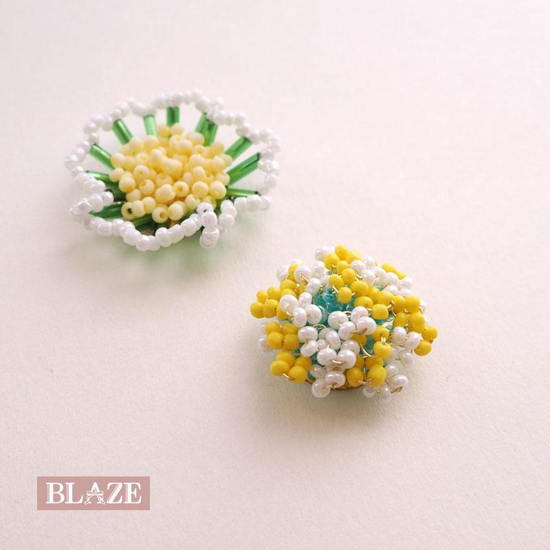BLAZE フラワー ビーズ カボション アクセサリー パーツ 花 貼り付け