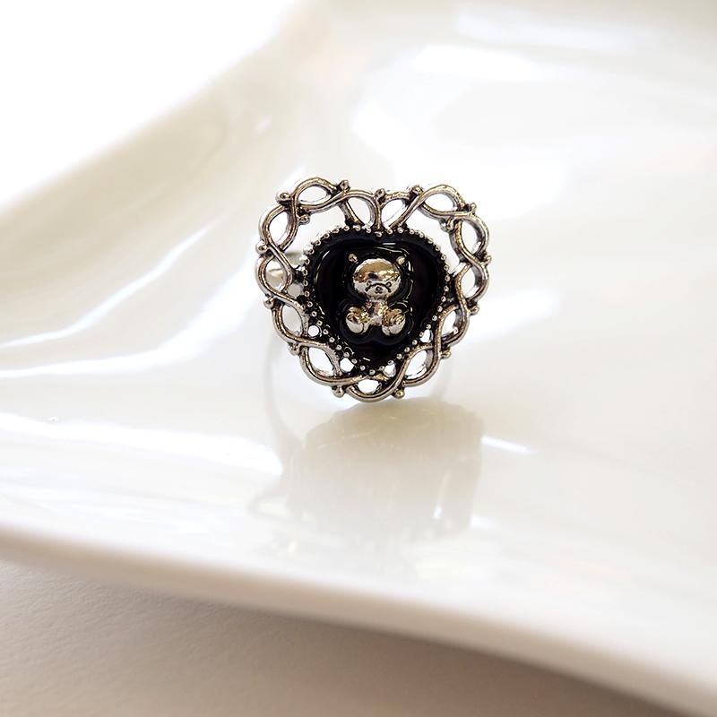 BLAZE リング ハート ベアー フリーサイズ くま クマ 指輪