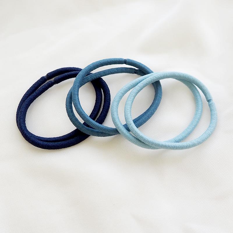 BLAZE ヘアゴム リングゴム 抗菌 太め 16cm 6個入り シックカラー 大人