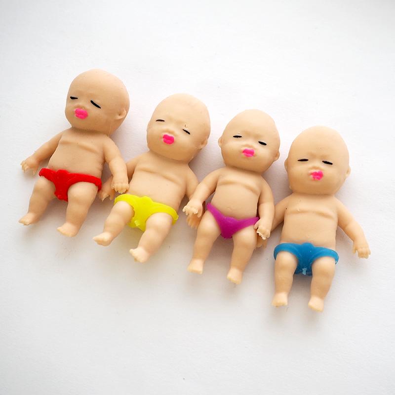 スクイーズ リトルベイビーズ 6cm 全4色 BLAZE 赤ちゃん 引っ張る のびる 人形 服 キモカワ おもちゃ 子供 キッズ｜blaze-japan｜04